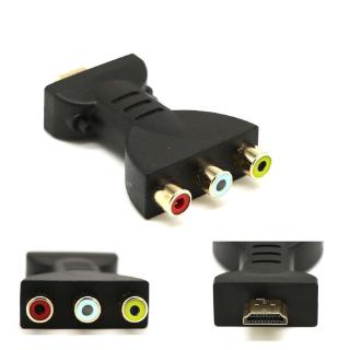 อะแดปเตอร์แปลงสัญญาณ HDMI Male to 3 RCA Female Composite AV Audio Video