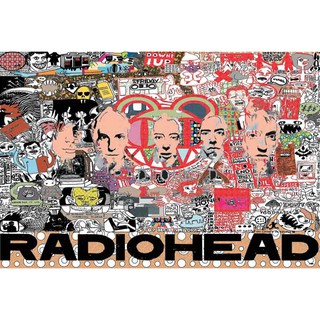 โปสเตอร์ รูปวาด กราฟฟิก วง ดนตรี เรดิโอเฮด Radiohead 1985 POSTER 24”x35” Inch Art Alternative Rock English Music