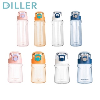 Diller 400ml/550ml/800ml/1100ml ขวดน้ําแบบมีสายคล้องสําหรับเล่นกีฬาและ Outdoors DB-008