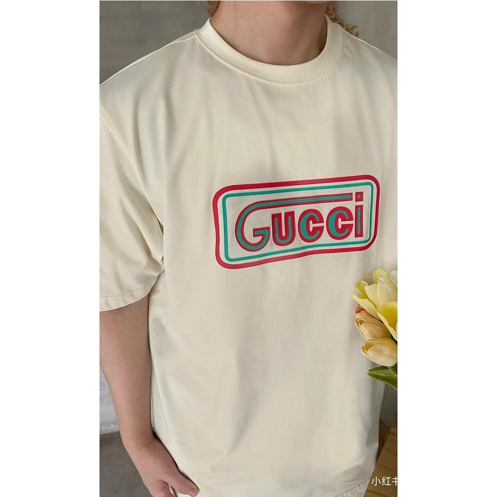 เสื้อยืดแขนสั้น-gucc-i-สวมใส่สบาย-สําหรับผู้ชาย-และผู้หญิง