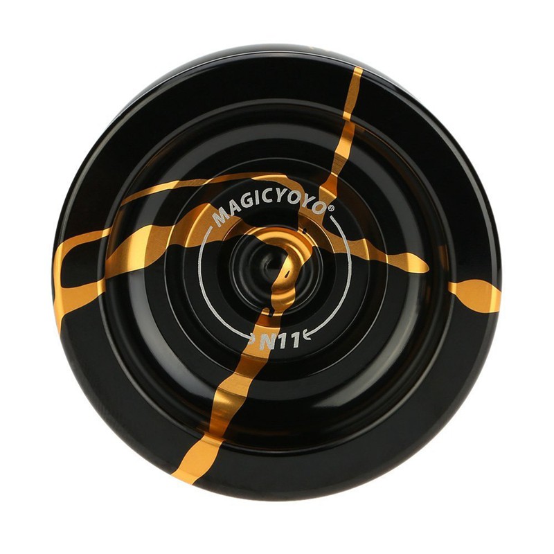 magicyoyo-โยโย่อลูมิเนียม-สีดําทอง-5-สาย