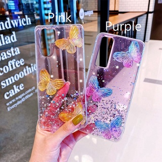 OPPO Case A5S Glitter Clear Phone Cases OPPO A83 A57 A39 Butterflies Soft Cover OPPO A7 A1K Phone Covers OPPO A5 A3S A37 Neo9 Long Sling OPPO A37F TPU Mobile Phone Cases