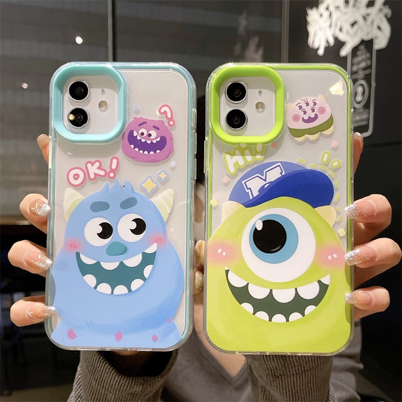 เคสโทรศัพท์มือถือ-ผ้ากํามะหยี่ขนนิ่ม-ลายการ์ตูนมอนสเตอร์น่ารัก-สําหรับ-iphone-13-pro-12-promax-12-mini-11-xrxs-78-plus-se2020