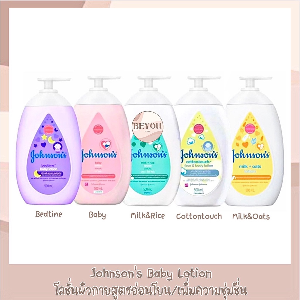 ภาพหน้าปกสินค้าโลชั่นเด็ก จอนห์สันเบบี้ โลชั่นจอห์นสัน 500 มล. Johnson Baby Lotion 500 ml.