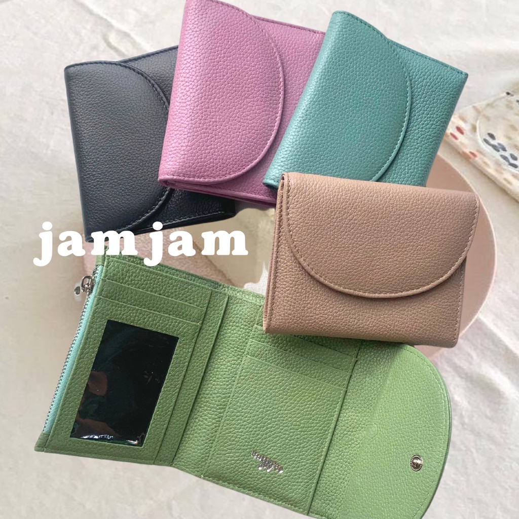 SALE Butterjoyco JamJam wallet หนังแท้ | Shopee Thailand
