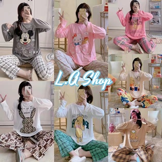 ภาพหน้าปกสินค้าL.A Shop ​พร้อมส่ง ชุดนอน เสื้อแขนยาว+กางเกงขายาว ลายการ์ตูนผ้านิ่มมากๆ \"DX-SY-06\" -​N ที่เกี่ยวข้อง