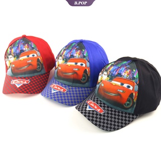 Cars Lightning McQueen หมวกเบสบอลแฟชั่น ลายการ์ตูนมาร์เวล สไปเดอร์แมน กันแดด สําหรับเด็ก [BP]