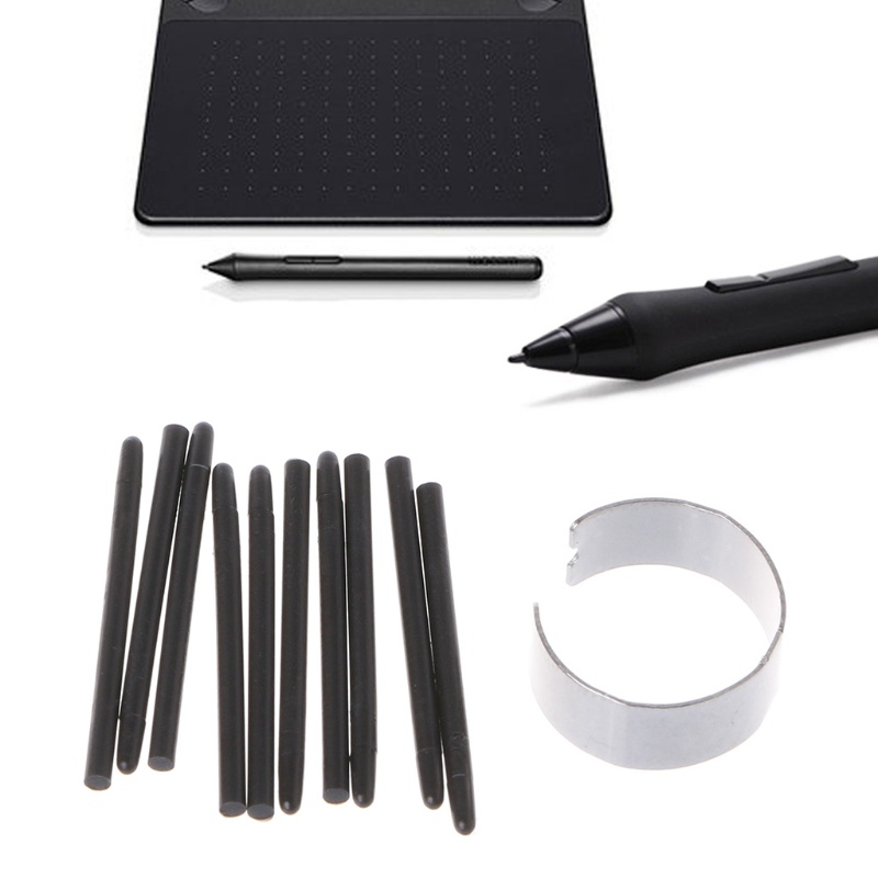 wacom-ch-พร้อมส่ง-ปากกาสไตลัส-สําหรับวาดภาพกราฟฟิค-10-ชิ้น