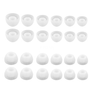 12 Pairs 24 PCS S M L Silicone 4.5mm Earbud Cushion Replacement Headphone Headset Ear pads Gel Covers Tips For Earphone