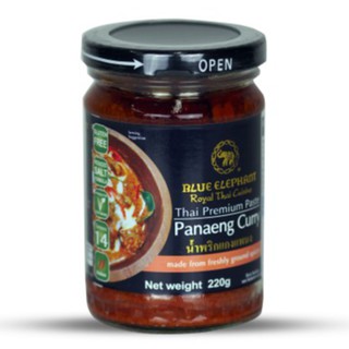 บลูเอเลเฟ่นท์ น้ำพริกแกงพะแนง 220กรัม Blue Elephant Panaeng curry paste 220g