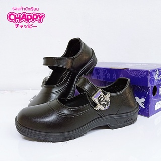 รองเท้านักเรียน หนังดำ CHAPPY แช๊ปปี้ PONY รุ่น TP-289 สีดำ พร้อมส่ง