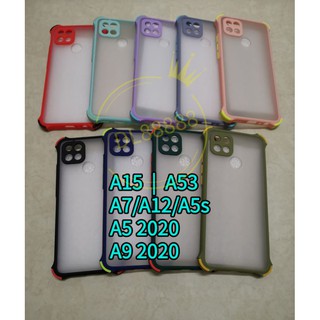 ✨พร้อมส่งใน🇹🇭✨(9สี)​เคสขอบนิ่มหลังแข็งขุ่นคลุมกล้อง For Oppo A15 / A5 2020 / A9 2020 / A94