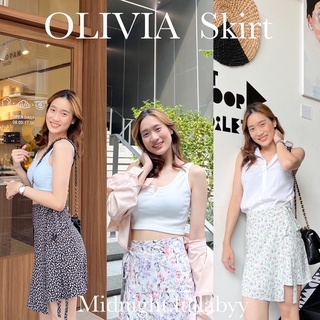 สินค้า กระโปรงเอวผูกolivia skirt by midnight.lullabyyพร้อมส่งทุกสี