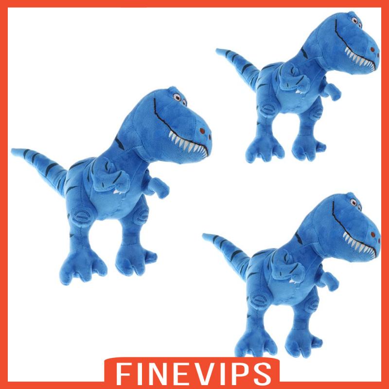 finevips-ตุ๊กตาไดโนเสาร์ไทแรนโนซอรัส-ตุ๊กตายัดไส้-ของเล่นไดโนเสาร์-แบบนิ่ม-สีฟ้า-30-ซม