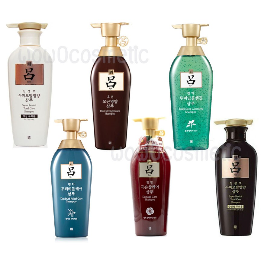 ของแท้-550ml-ryo-shampoo-ริยอ-แชมพูเกาหลี-แชมพูสมุนไพรเกาหลี-ryo-damage-care-ryo-hair-strengthener