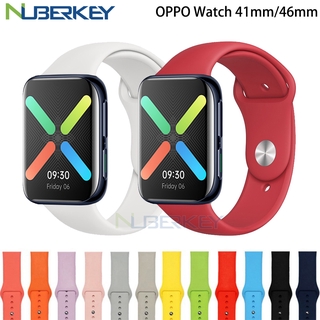 ภาพขนาดย่อของสินค้าสายนาฬิกาข้อมือซิลิโคน สําหรับ Oppo Smart Watch 41 มม. 46 มม..