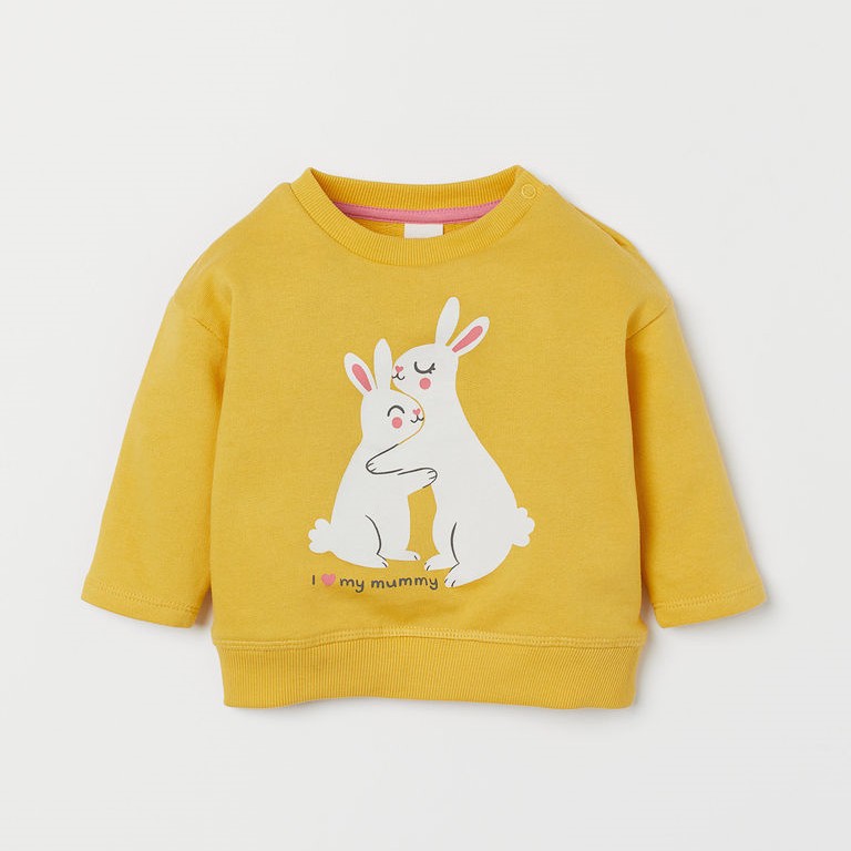 h-amp-m-เสื้อสเวตเตอร์เด็กผู้หญิง-สีเหลือง-ลายกระต่ายแม่ลูก-i-love-my-mummy