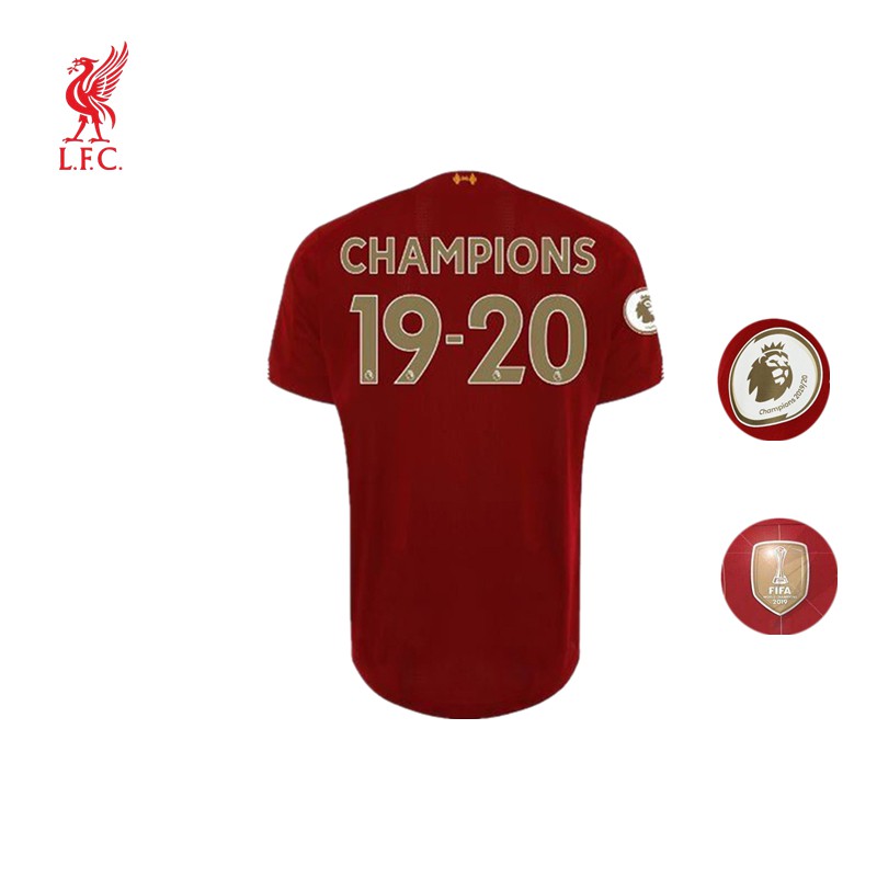 19/20 Liverpool Home Champion #20 Golden Soccer Shirt - Cheap Soccer  Jerseys Shop