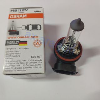 หลอดไฟ H8 12V 35W Osram แท้100%1หลอด