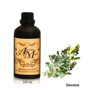 Aroma&amp;More DAVANA Essential oil น้ำมันหอมระเหยดาวานา 100% / India 100ML