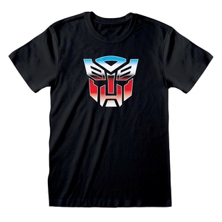 เสื้อยืด พิมพ์ลายโลโก้ Transformers Autobot สีดํา สําหรับผู้ชาย