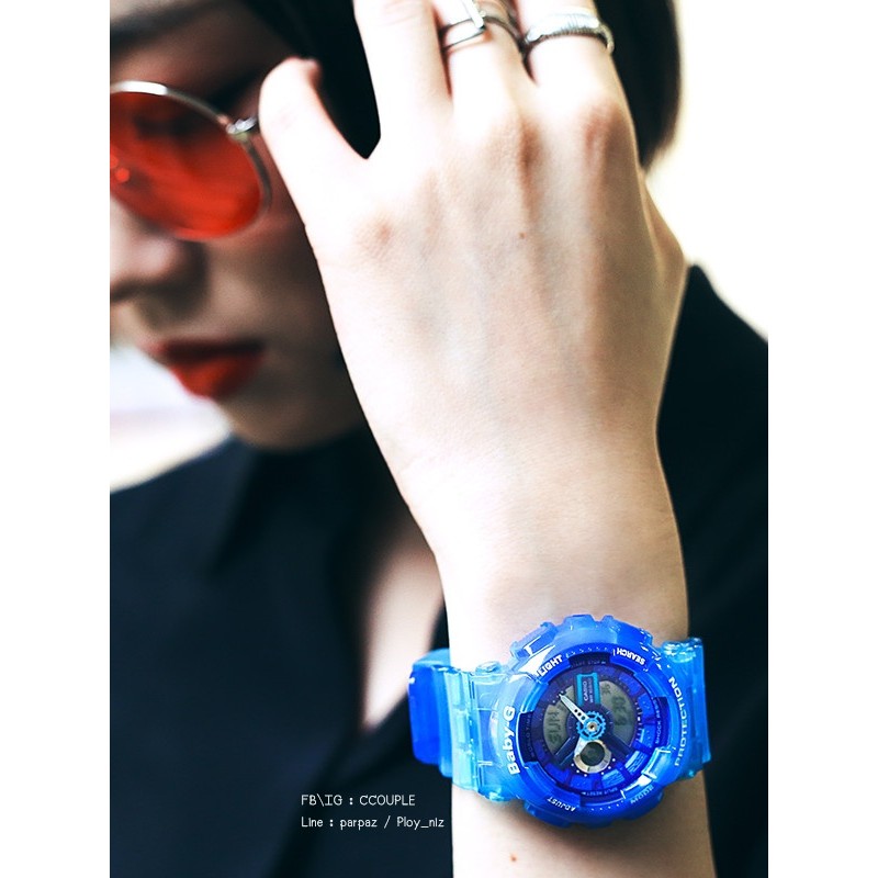 casio-baby-g-รุ่น-ba-110jm-นาฬิกาข้อมือ-สายเรซิ่น-สีใส-เจลลี่-รุ่นใหม่ล่าสุด