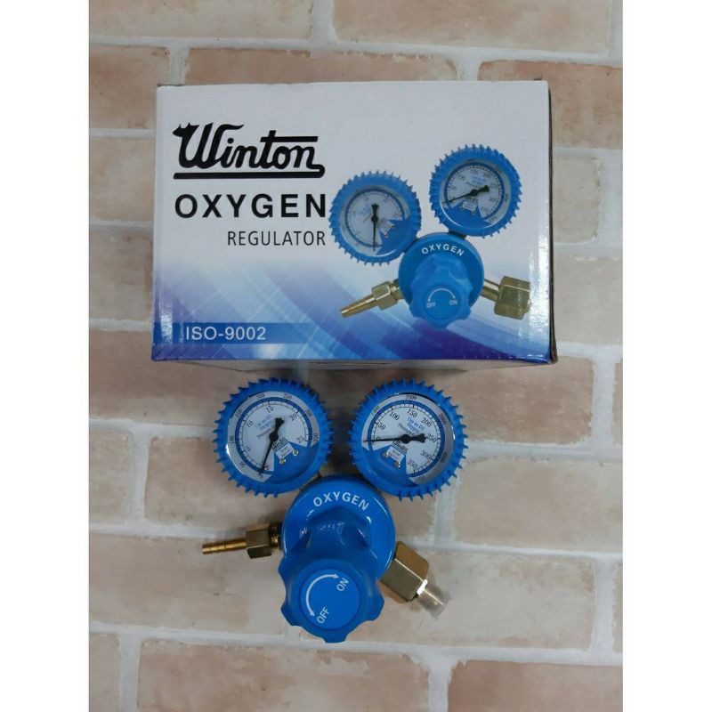 Winton เกจวัดแรงดันลม เกจวัดลม แบบ 2หน้าปัด (Oxygen Regulator) | Shopee ...