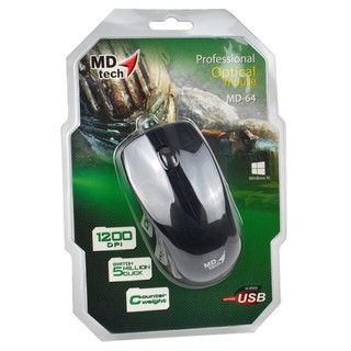 MD tech USB Optical Mouse MD-64 ของเเท้