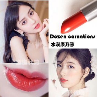 ค่าส่ง18฿ทั่วไทย !! แบ่งขายลิปสติก MAC LIPSTICK สีDOZEN CARNATIONS 0.5 G. แบ่งขายใส่กระปุก แถมแปรงทาลิปฟรี แท้100%