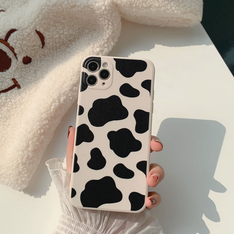 รูปภาพสินค้าแรกของเคสไอโฟน เคส iphone 13 เคสมือถือ แบบซิลิโคน ลายวัว สำหรับ iPhone 11 Pro Max X Xr Xs Max 7 8 Plus Se 2020 12 Pro Max 12 Mini 13 pro max 13 mini