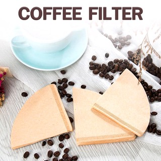 กระดาษกรอง กระดาษกรองกาแฟ ที่กรองกาแฟ ตัวกรองกาแฟ ฟิลเตอร์ Drip Coffee Paper Filter  aliziishop