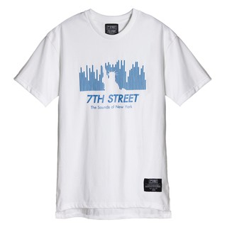 เสื้อยืดอินเทรนด์ผู้ชายอินเทรนด์ผู้หญิง7th Street เสื้อยืดแบบโอเวอไซส์  (Oversize) รุ่น OFLT001S-3XL