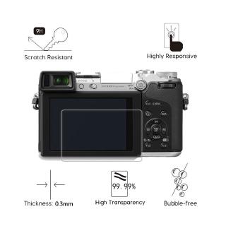 สินค้า ฟิล์มกระจกนิรภัยกันรอยหน้าจอดิจิตอล 2 ชิ้นสําหรับ panasonic lumix dmc - gf 8 gf 7 gf 9