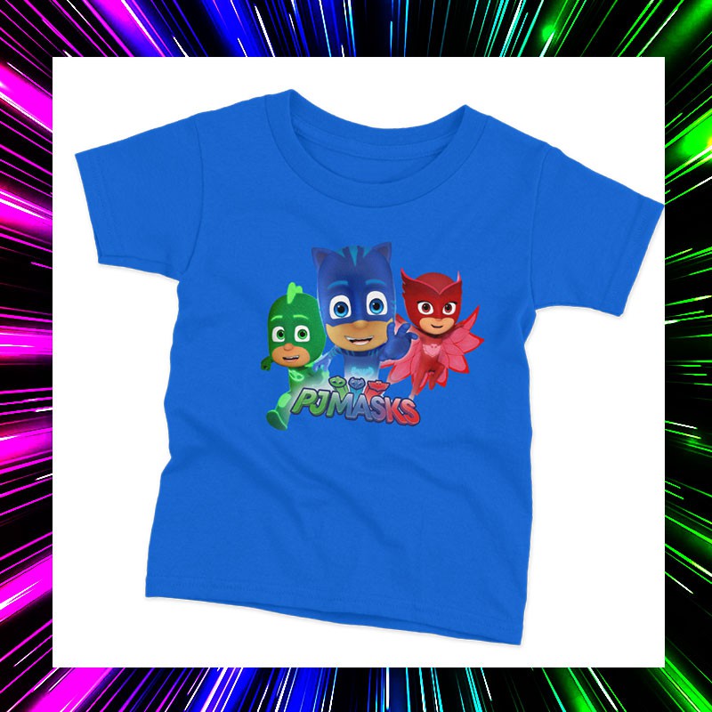 พร้อมส่ง-เสื้อเด็ก-ลาย-pj-masks-1-ลายการ์ตุนซูเปอร์ฮีโร่-ยูทูปยอดฮิต