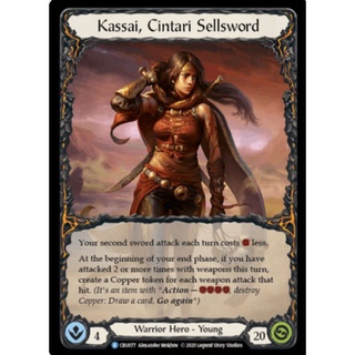 Flesh and blood:Kassai, Cintari sellsword Blitz​ deck​ เดคพร้อมเล่น​สำหรับ​มือใหม่ การันตี​การ์ด​ฟอย​1​ใบ​ใน​กล่อง​
