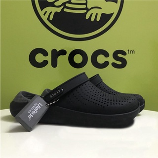 ส่งจากกรุงเทพ Crocs แท้ LiteRide Clog รองเท้าแตะ รองเท้าหัวโต รองเท้าลำลองสำหรับผู้ใหญ่ หิ้วนอก ถูกกว่า shop