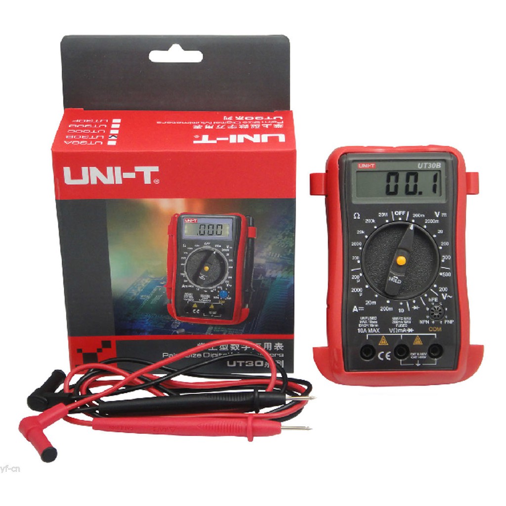 UNI-T UT30B มัลติมิเตอร์แบบดิจิตอลแบบพกพาขนาดฝ่ามือ | Shopee Thailand