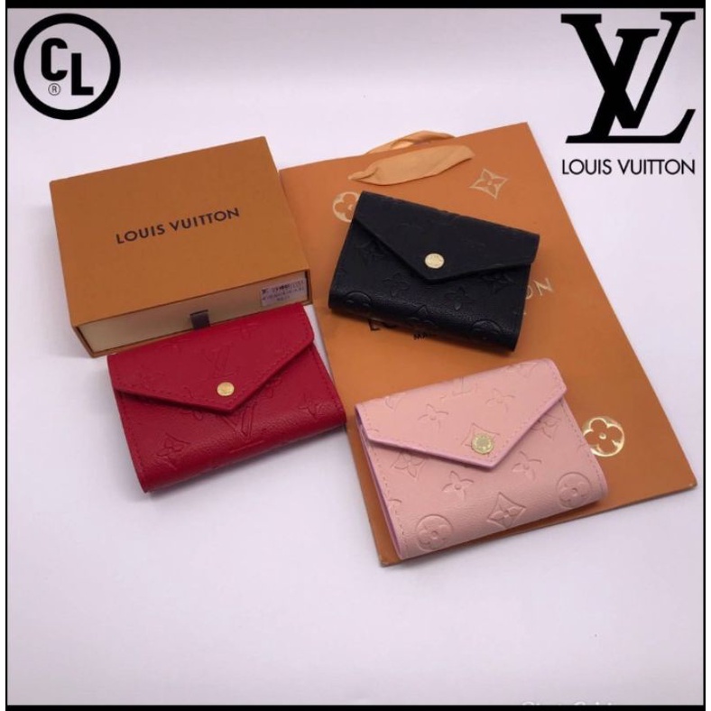 กระเป๋าสตางค์ใบสั้น-สไตล์หลุยส์-louis-vuitton-หลุยส์เกรดพรีเมี่ยม-กระเป๋าสตางค์แบบพับ-พร้อมกล่องแบรนด์