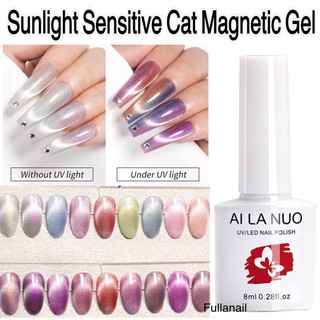 ภาพหน้าปกสินค้า🪴สีเจลลูกแก้ว เจลลูกแก้วเปลี่ยนสีได้ Sunlight Sensitive Cat Magnetic Gel ที่เกี่ยวข้อง