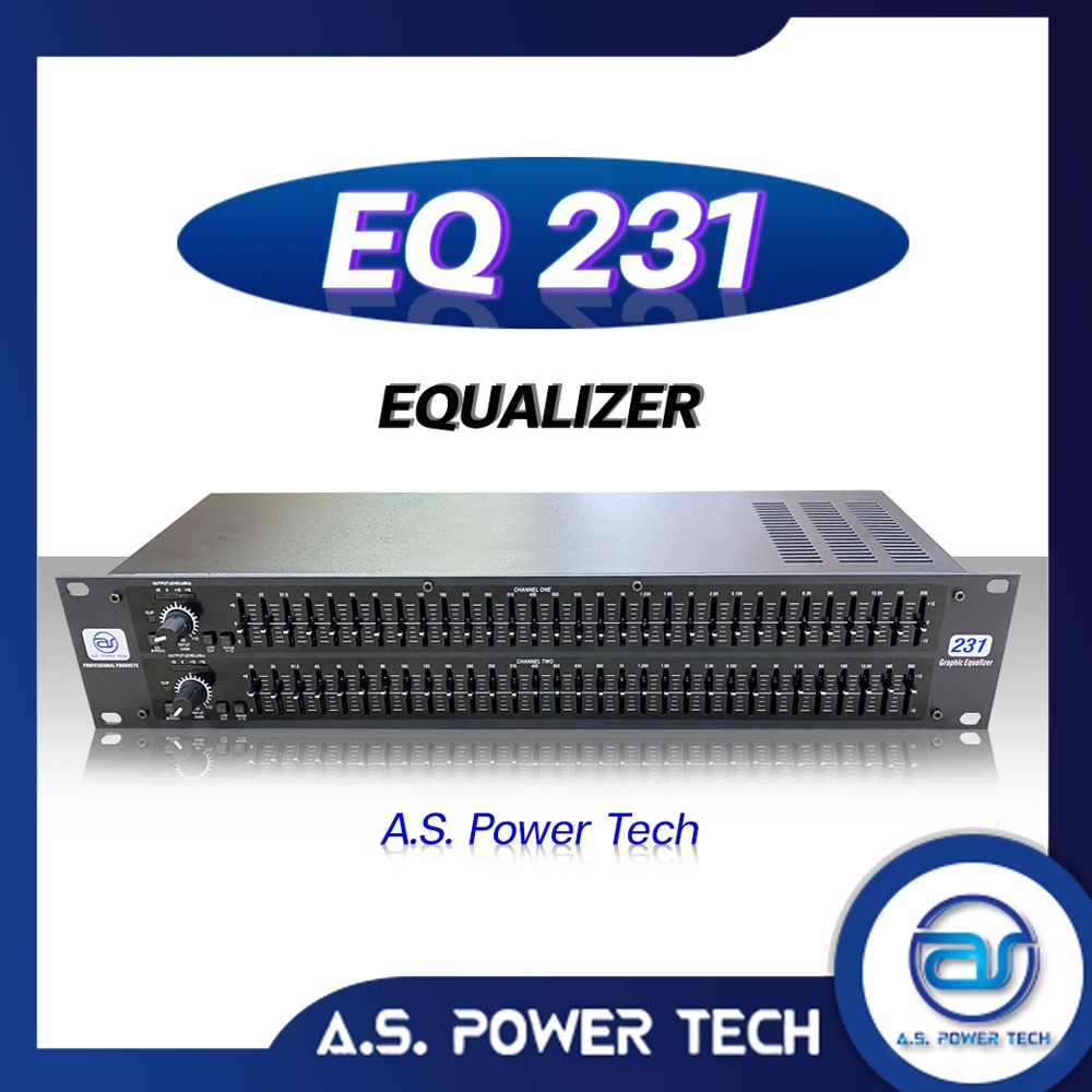 EQ อีควอไลเซอร์ Equalizer A.S. Power Tech รุ่น 231 Shopee Thailand