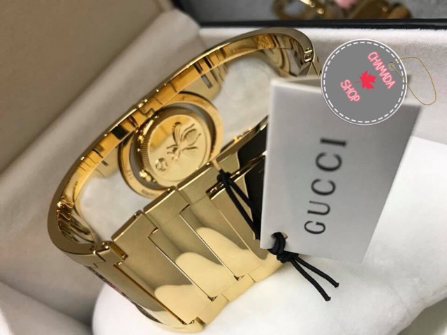 gucci-twirl-bloom-gold-tone-and-floral-ladiea-watch