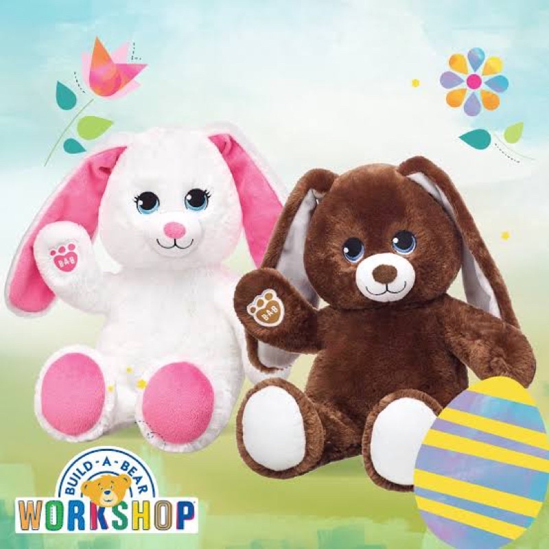 มือสอง-ตุ๊กตาบิ้วอะแบร์-กระต่าย-exclusive-รุ่นหายาก-build-a-bear-workshop-สินค้ามือสองนำเข้าจากอเมริกา