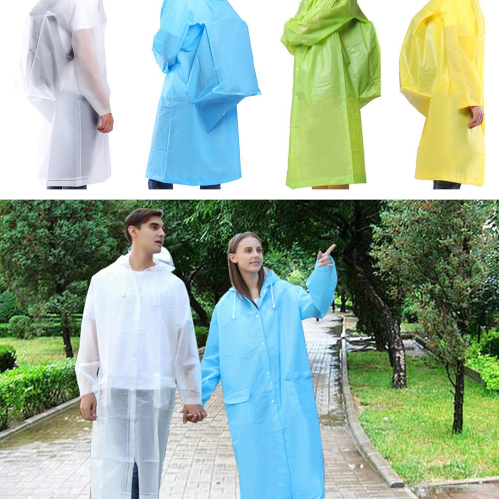 ภาพหน้าปกสินค้าBoqi Factory เสื้อกันฝน EVA เสื้อกันฝนแฟชั่น สไตล์เกาหลี Rain coats กันน้ำ แบบหนา Raincoa02 จากร้าน sozhan บน Shopee
