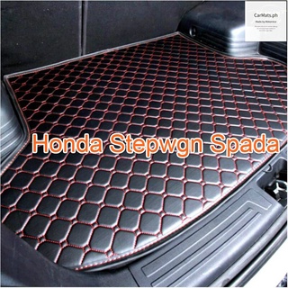 แผ่นเสื่อหนัง PU กันลื่น สําหรับ Honda Stepwgn Spada Trunk Mats spada