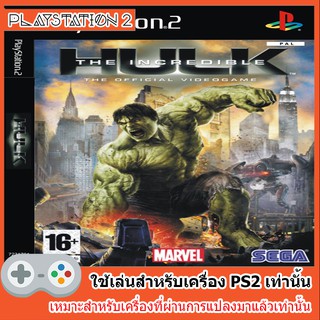 แผ่นเกมส์ PS2 - The Incredible Hulk [USA]
