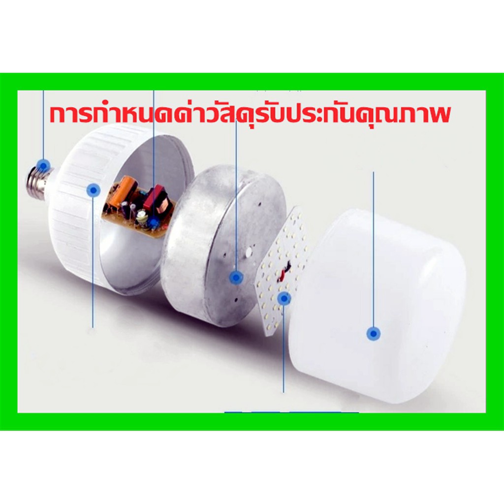 หลอดไฟ-led-bulb-light-ทรงกระบอก-30-40วัตต์-แบบประหยัดไฟ-หลอดไฟ-led-ราคาถูก