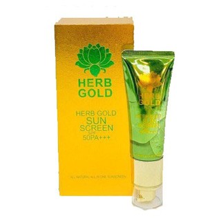 Herb Gold Sunscreen SPF50 PA+++ กันแดด เฮิร์บ โกลด์ (ขนาด30 กรัม)