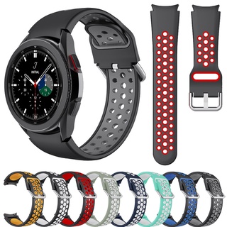 Colorful Breathable Strap For Samsung Galaxy watch4 classic 46mm 42mm Silicone Wristband For Galaxy watch 4 44mm 40mm Bracelet