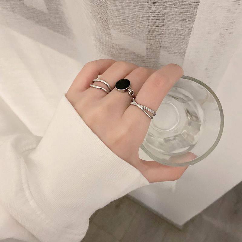 ภาพสินค้าปรับขนาดได้ แหวน เซ็ทละ 3 วง แหวนวินเทจ แหวนแฟชั่น เครื่องประดับสำหรับผู้หญิง สไตล์เกาหลี R15 จากร้าน pomns13 บน Shopee ภาพที่ 5