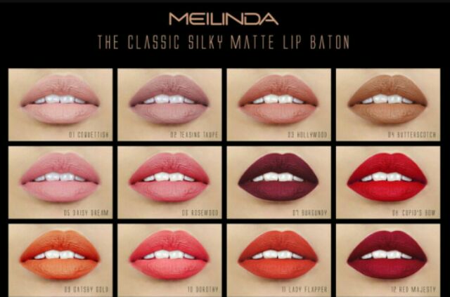 meilinda-เมลินดา-ลิปดินสอเนื้อแมทท์-the-classic-สินค้าไม่มีกล่องใส่นะค่ะ